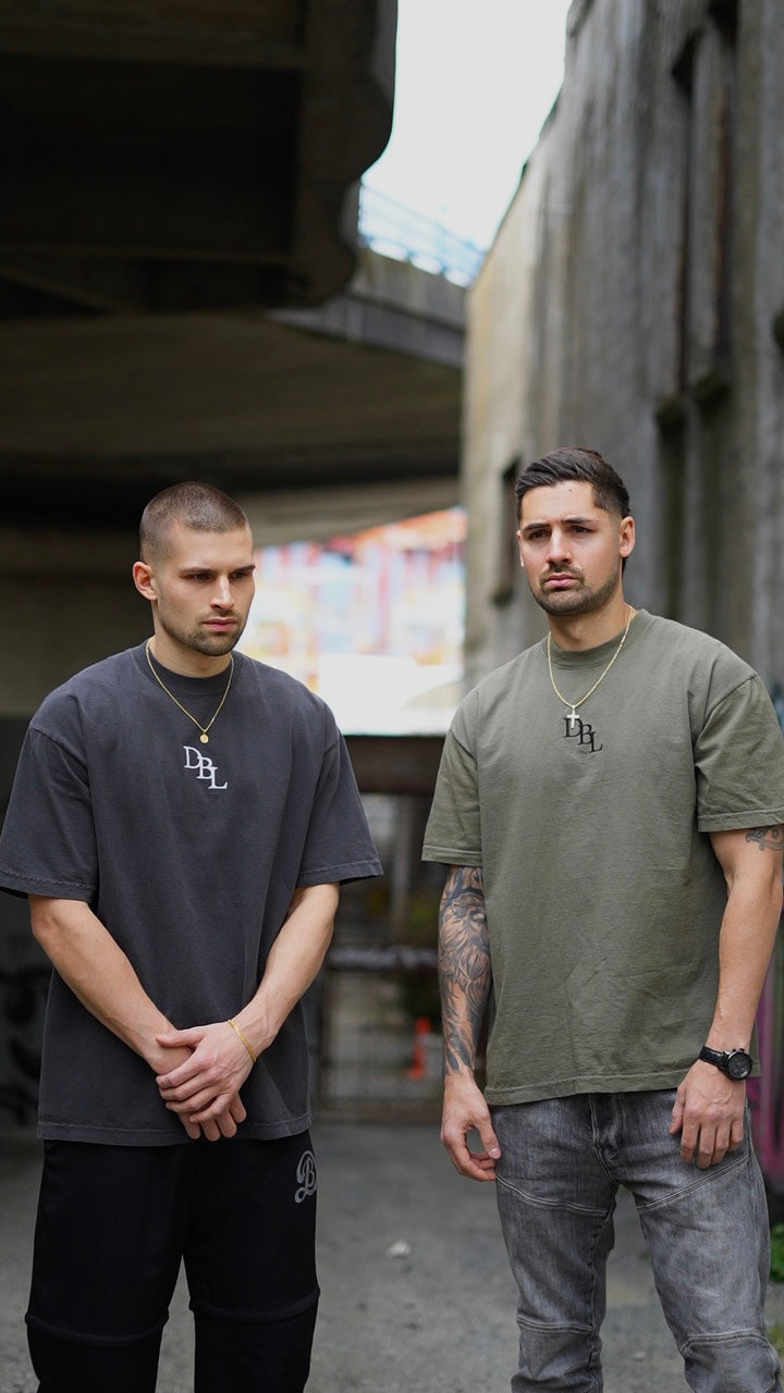 DBL Center Heavyweight Tee - Black Ash