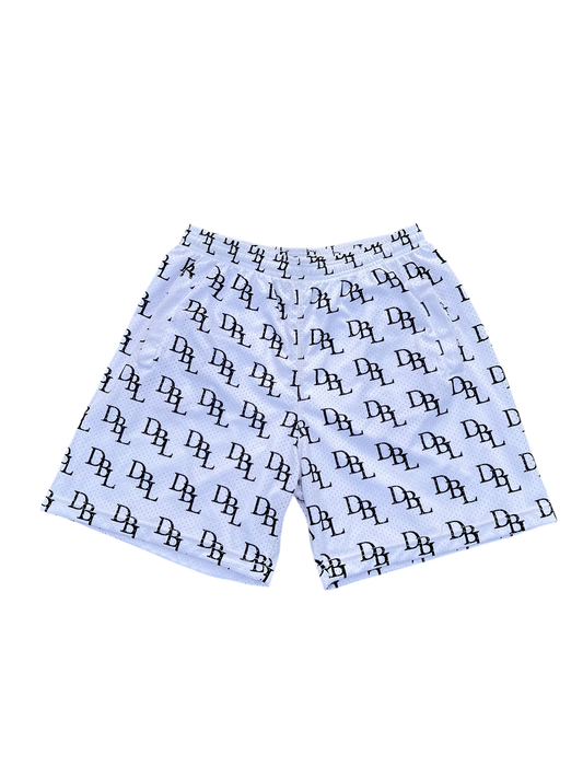 DBL Mesh Shorts – Loud White