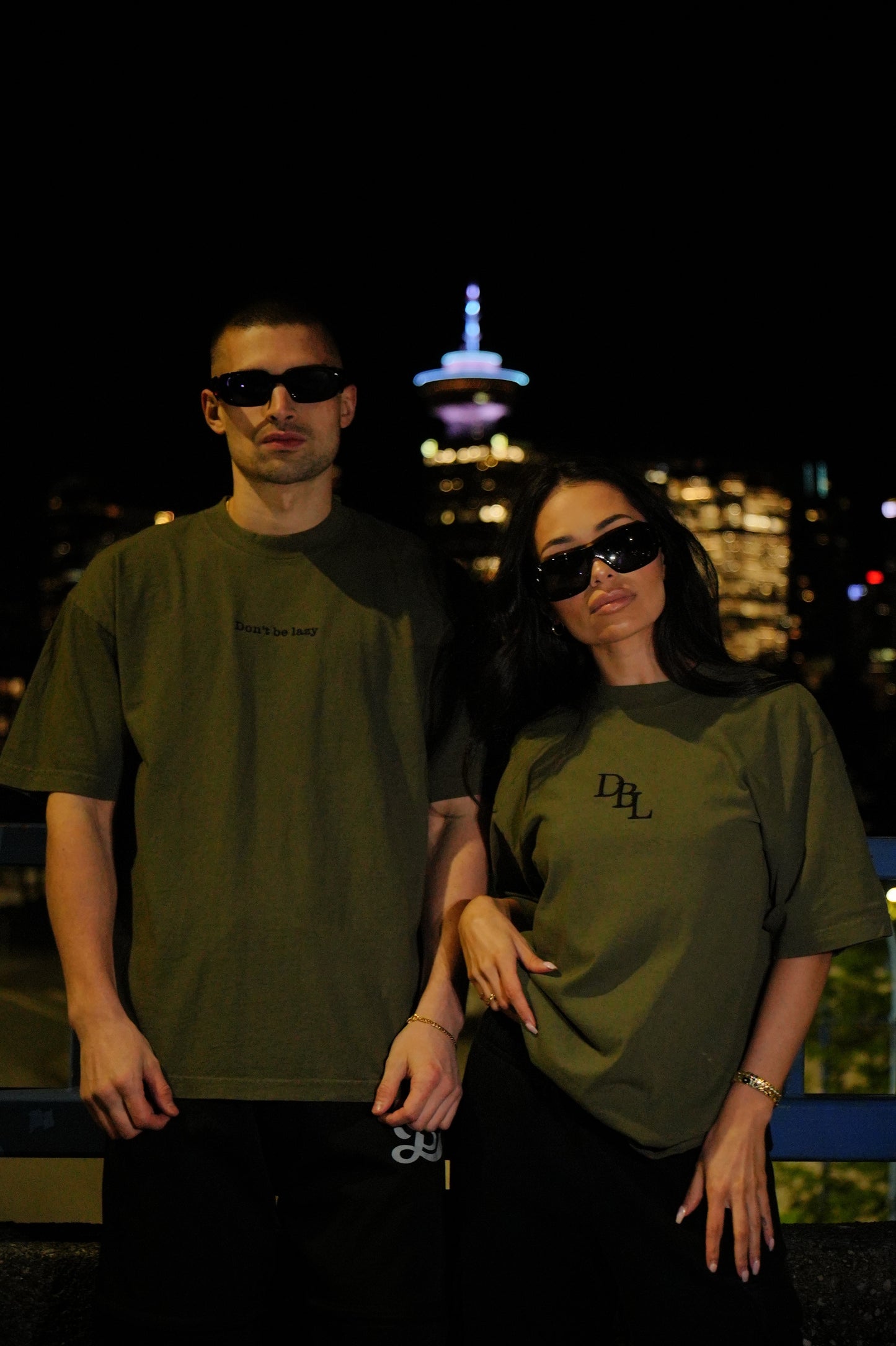 DBL Center Heavyweight Tee - Army Green