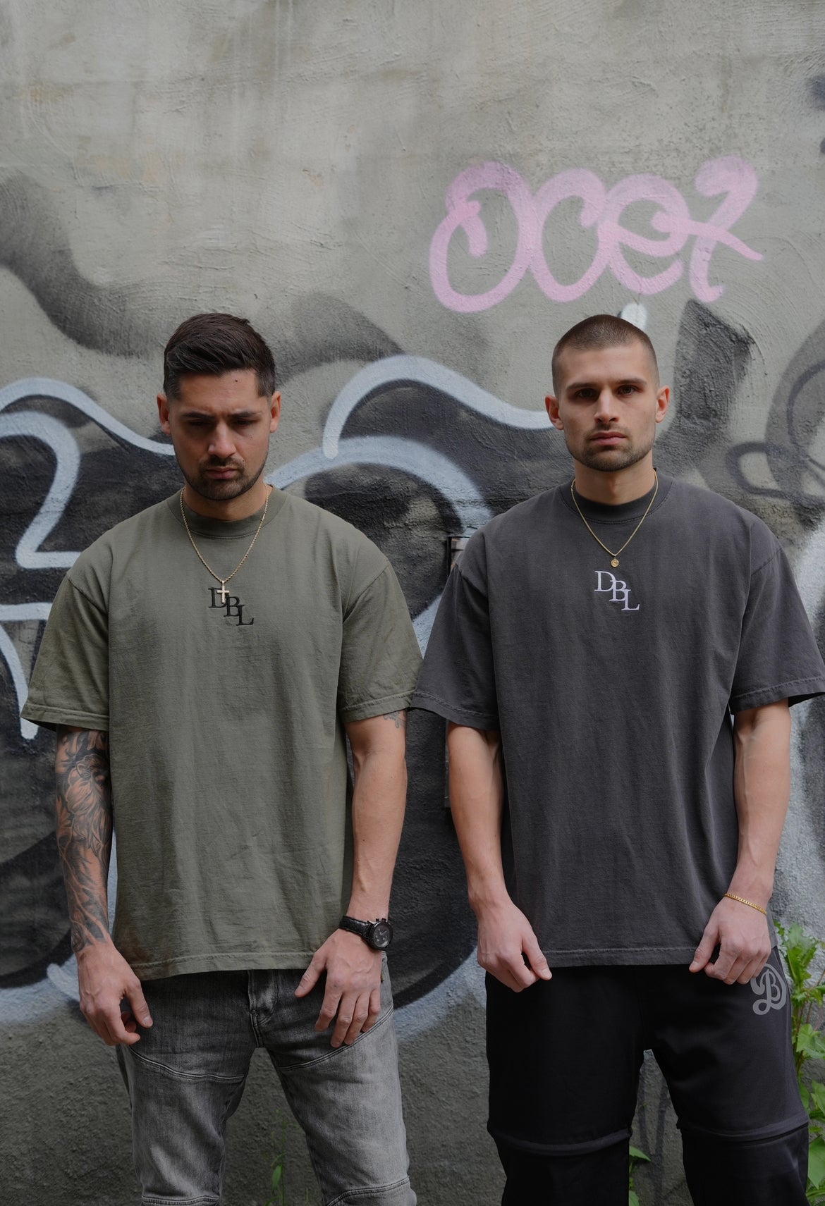 DBL Center Heavyweight Tee - Army Green