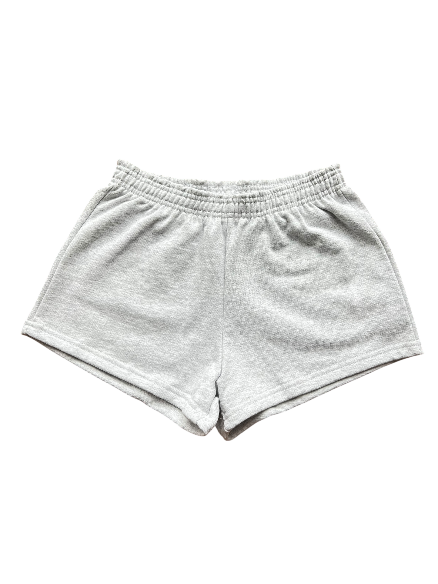 Women’s DBL Cotton Shorts – Heather Grey x Light Pink