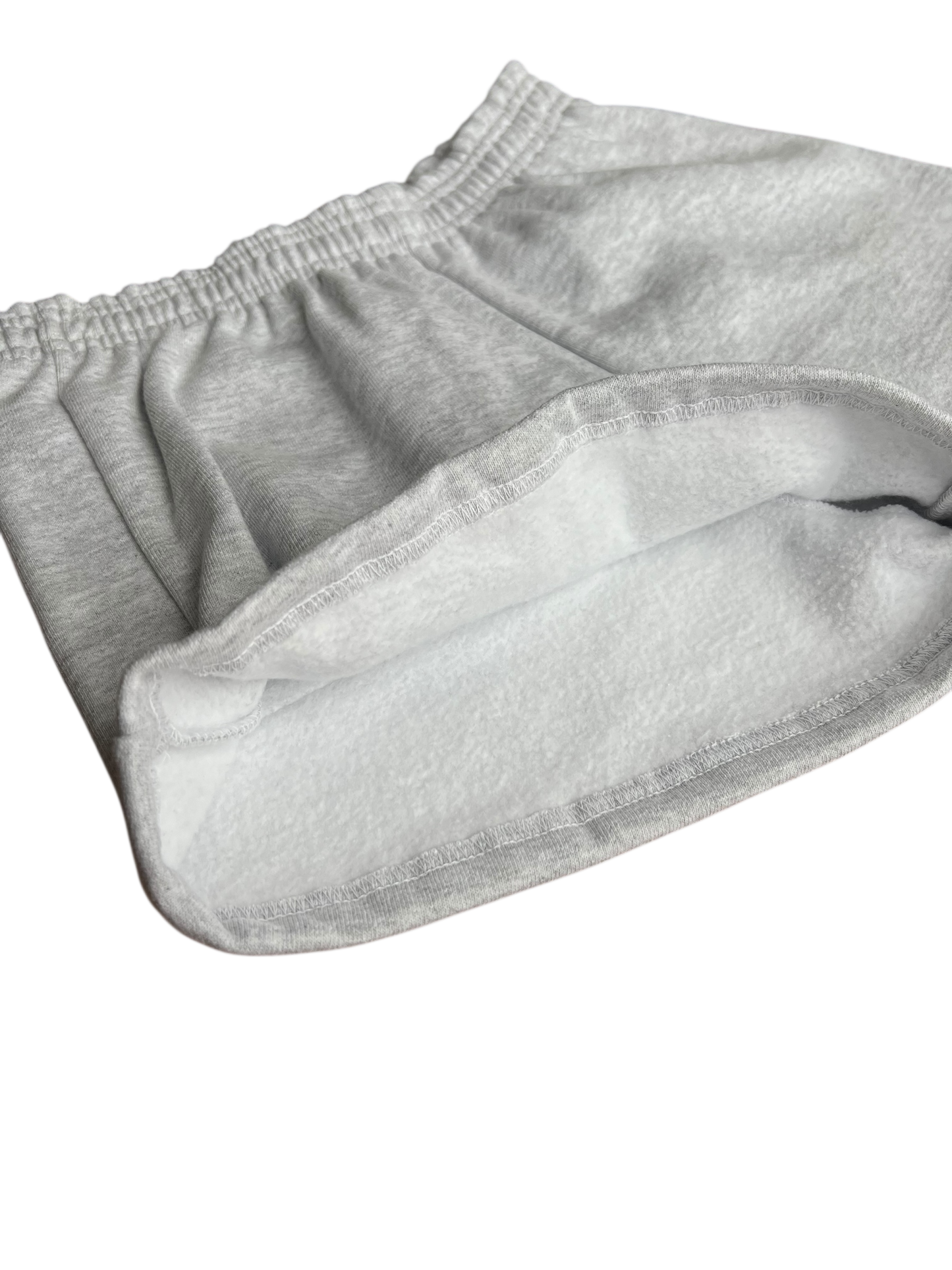 Women’s DBL Cotton Shorts – Heather Grey x Light Pink