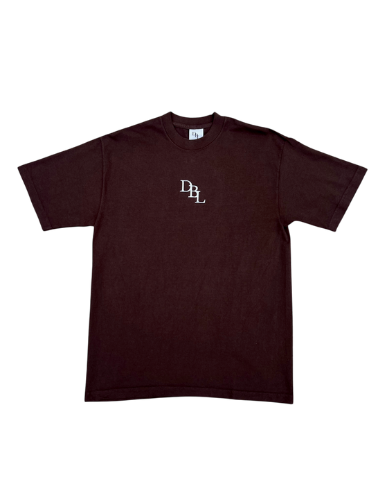 DBL Center Heavyweight Tee - Chocolate Brown